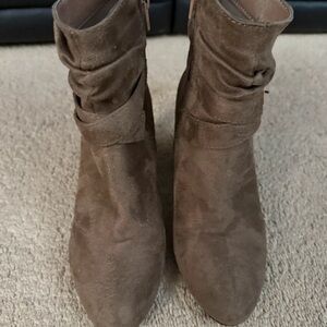 Streetwear Society Taupe Ankle Booties